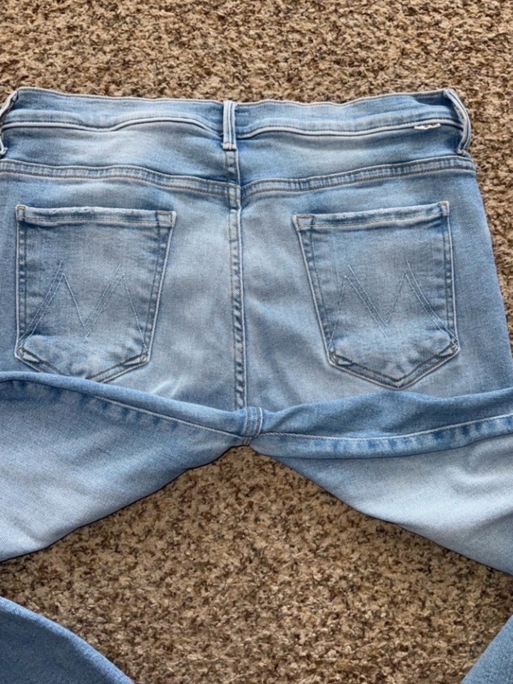 MOTHER "The Insider Crop Step Fray" limited edition jeans size 33 - Picture 7 of 7